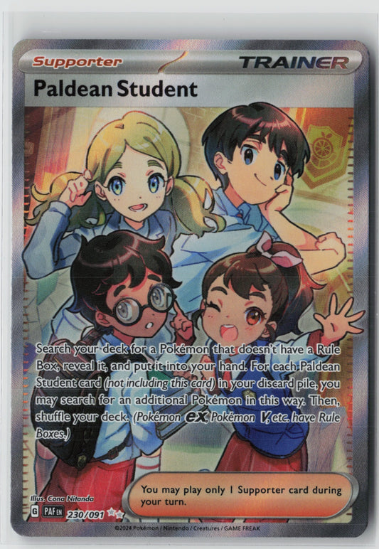 Paldean Student 231/091 – SV: Paldean Fates Pokémon Card NM