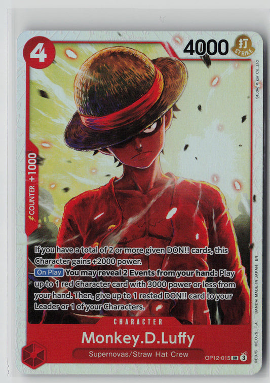Monkey.D.Luffy OP12-015 – Legacy of the Master NM