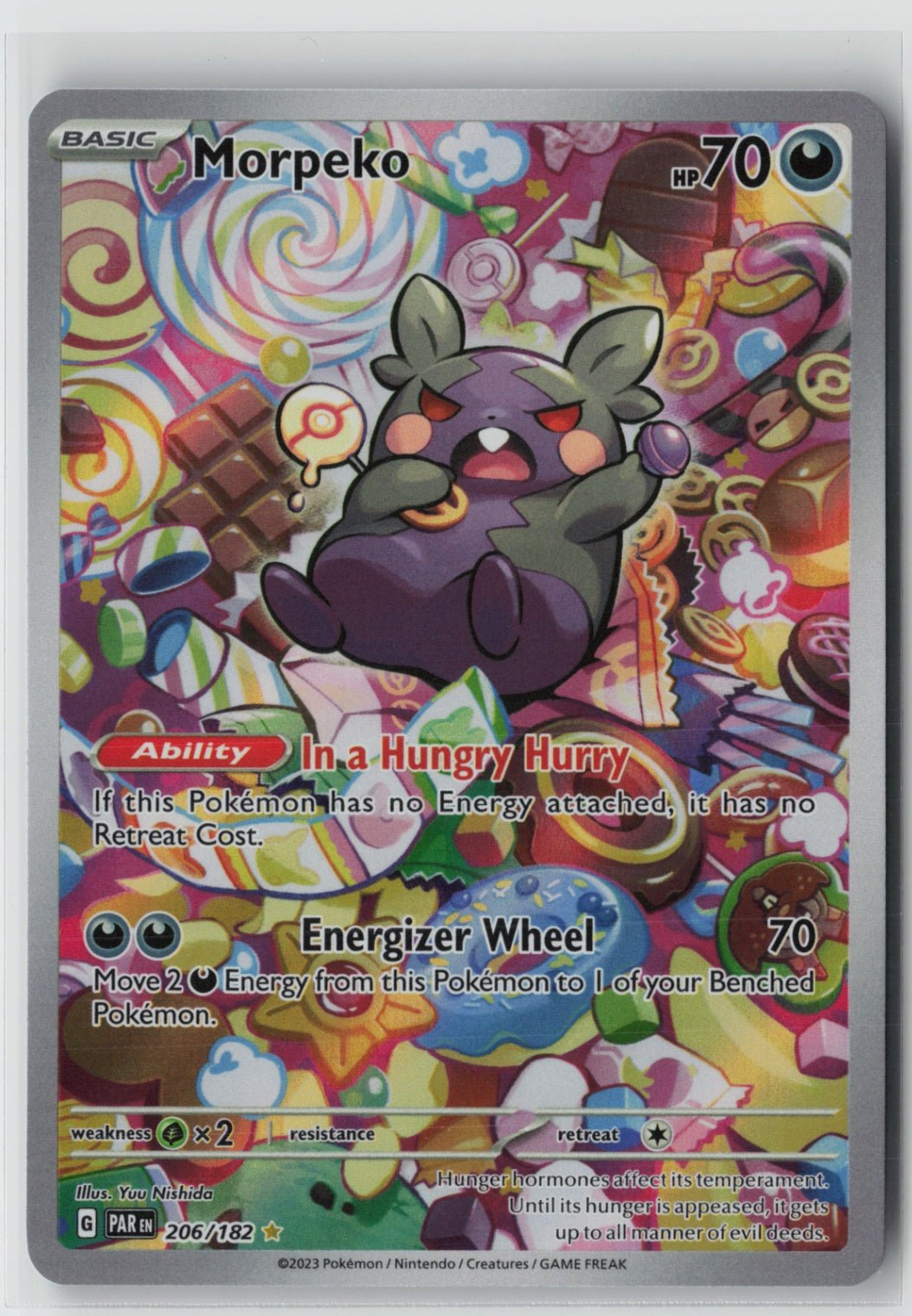 Morpeko 206/182 – SV04: Paradox Rift Pokémon Card NM