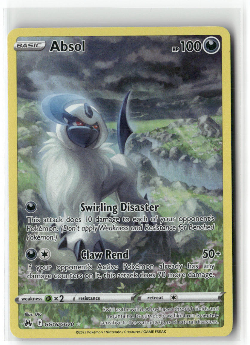 Absol GG16/GG70 – Crown Zenith: Galarian Gallery Pokémon Card NM