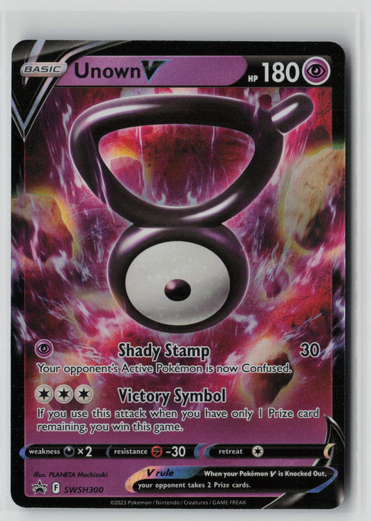 Unown V SWSH300 – Sword & Shield Promo Cards Pokémon Card NM
