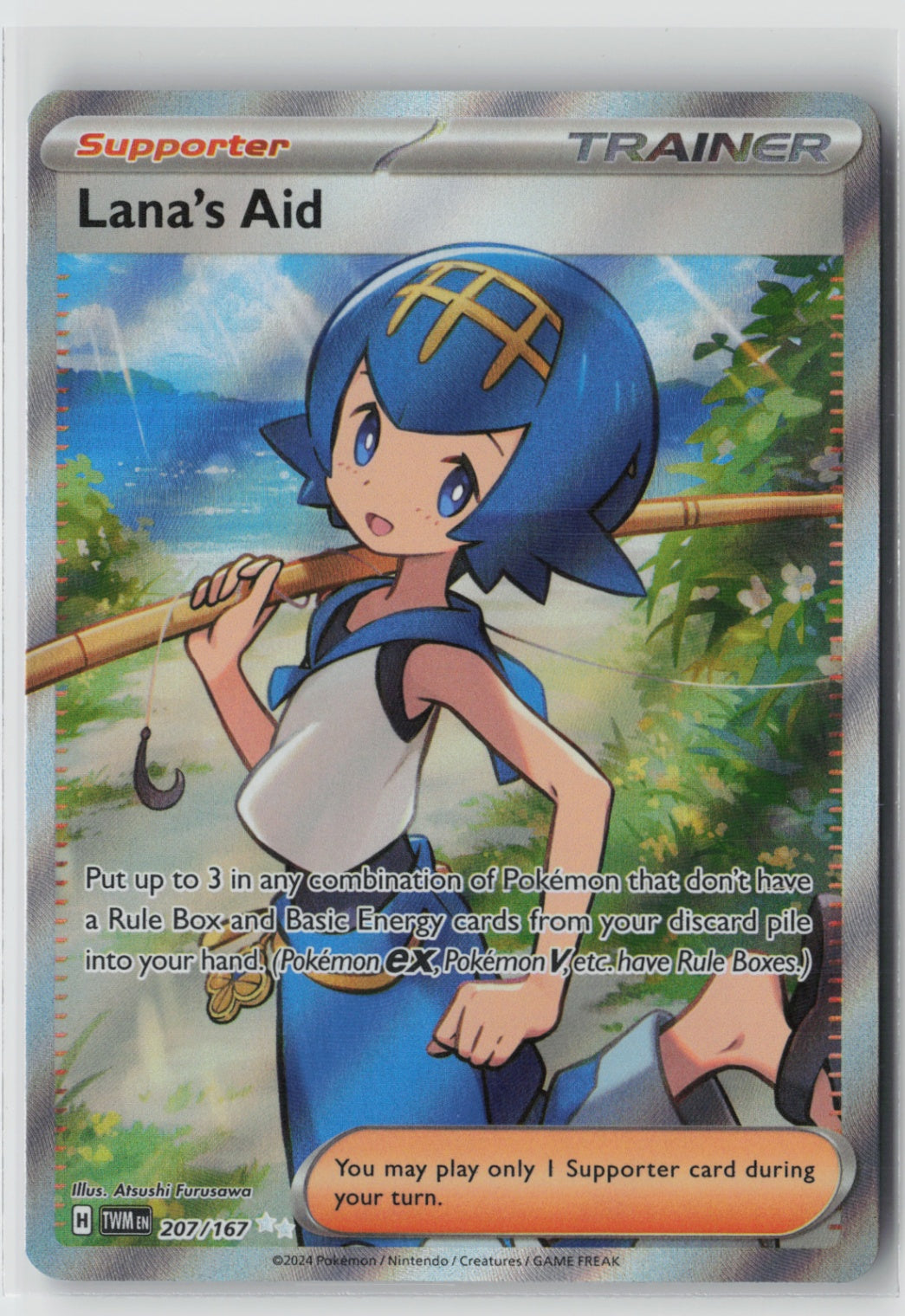 Lana's Aid 207/167 – SV06: Twilight Masquerade Pokémon Card NM