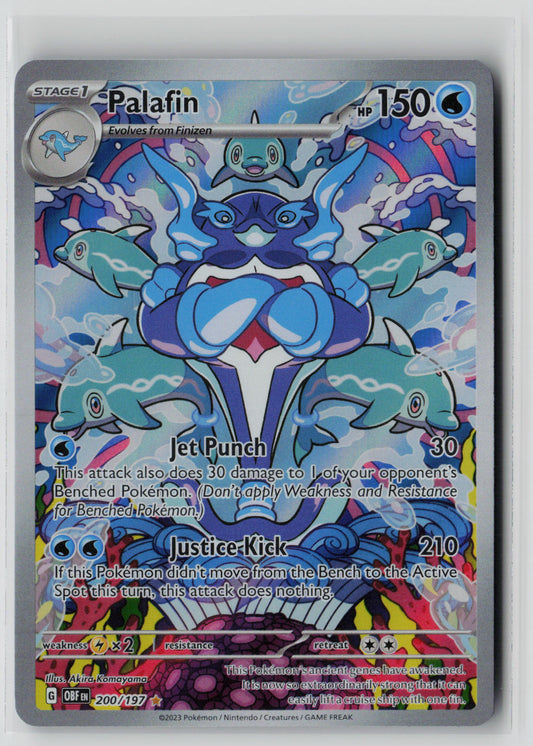 Palafin 200/197 – Obsidian Flames Pokémon Card NM