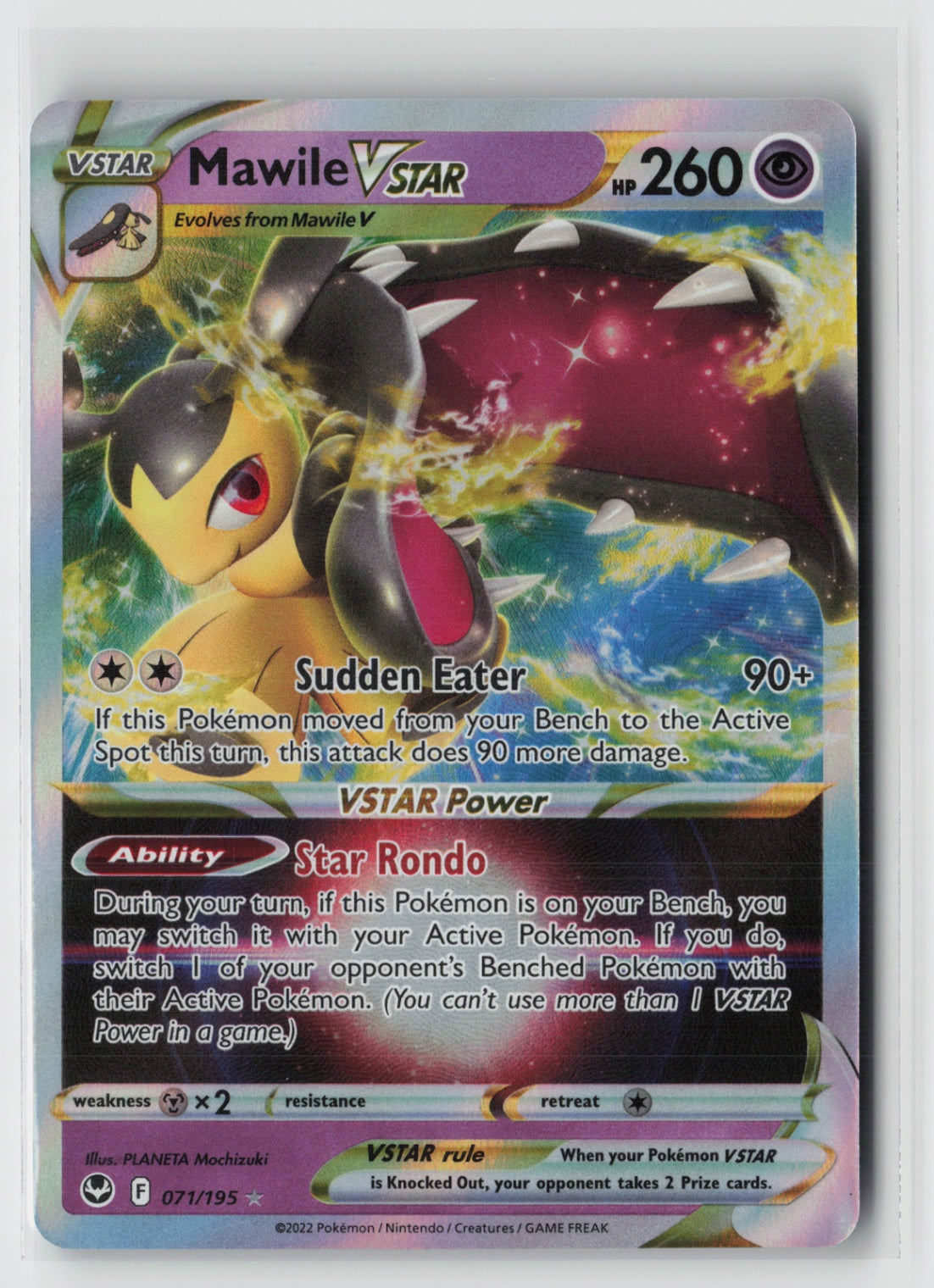 Mawile VSTAR 071/195 – SWSH12: Silver Tempest Pokémon Card NM