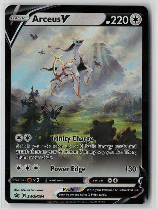 Arceus V - SWSH204 – Sword & Shield Promo Cards Pokémon Card NM