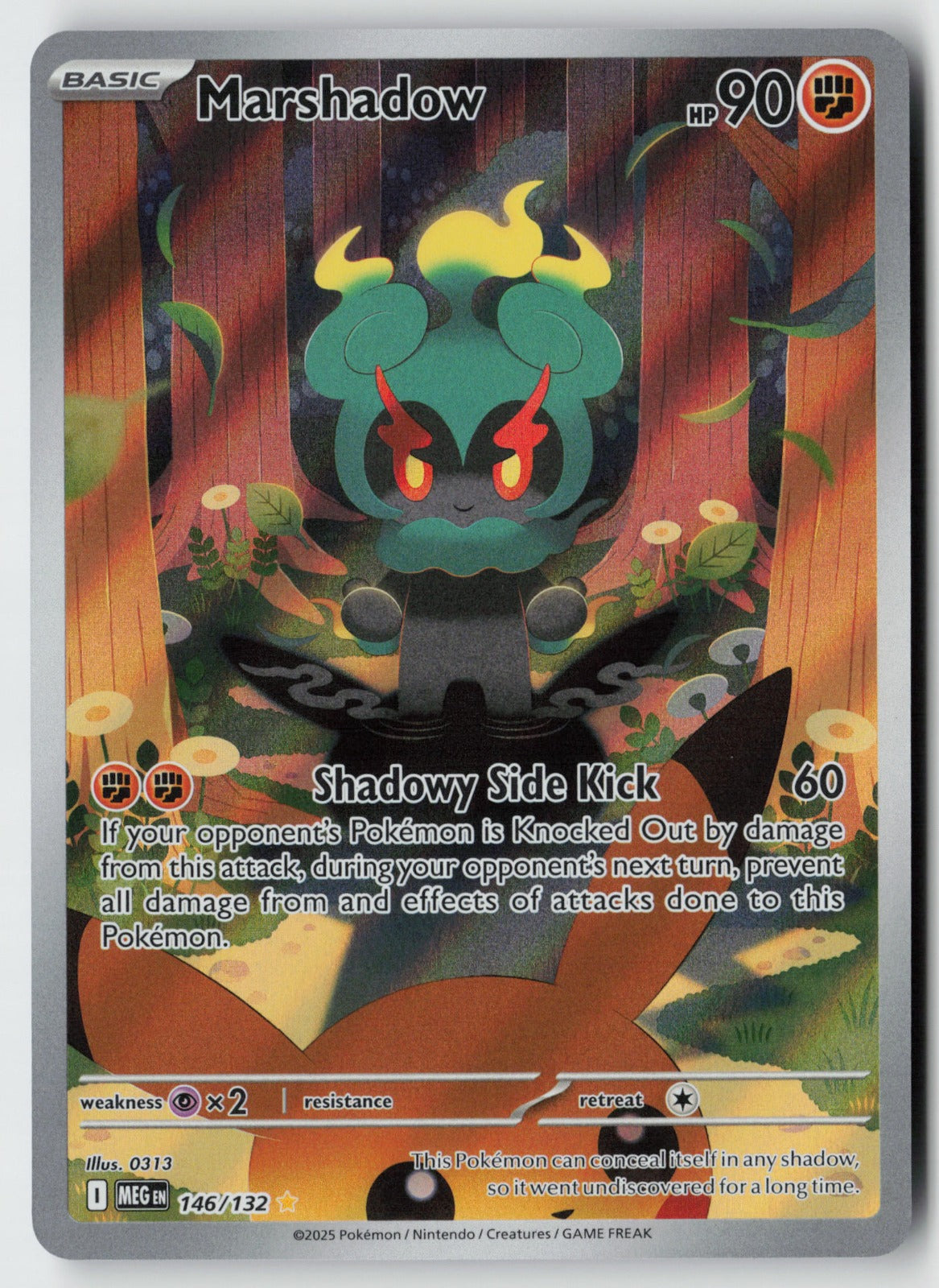 Marshadow 146/132 – Mega Evolution Pokémon Card NM