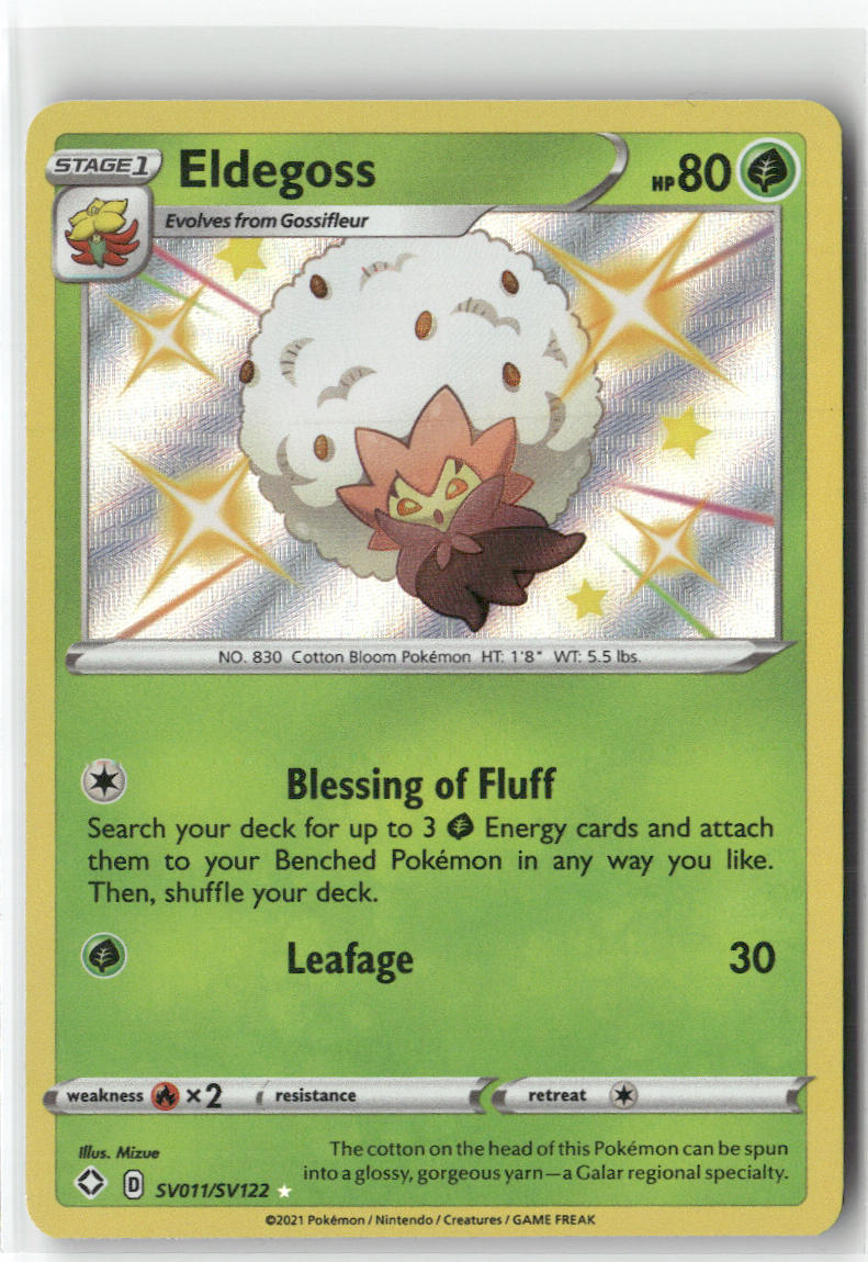 Eldegoss SV011/SV122 – Shining Fates: Shiny Vault Pokémon Card NM