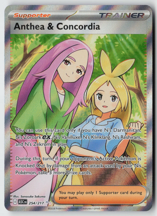 Anthea & Concordia 254/217 – Ascended Heroes Pokémon Card NM