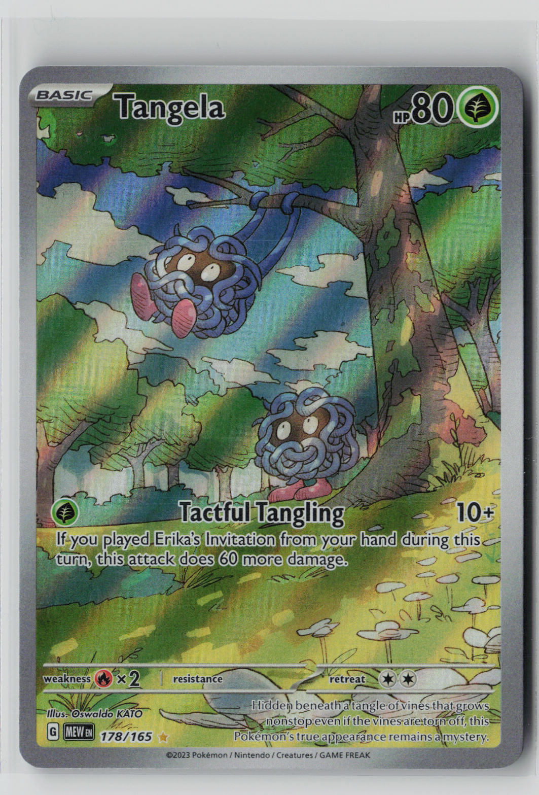 Tangela 178/165 – Scarlet & Violet 151 Pokémon Card NM