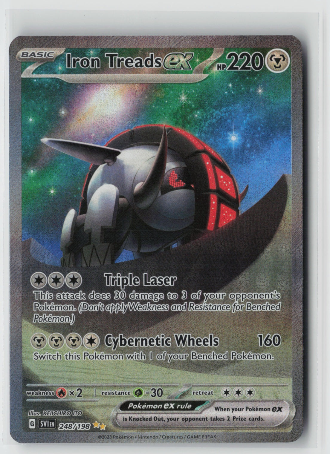Iron Treads ex - 248/198 – SV01: Scarlet & Violet Base Set Pokémon Card NM