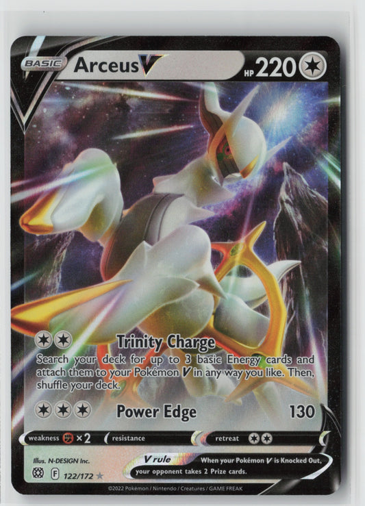 Arceus V 122/172 – SWSH09: Brilliant Stars Pokémon Card NM