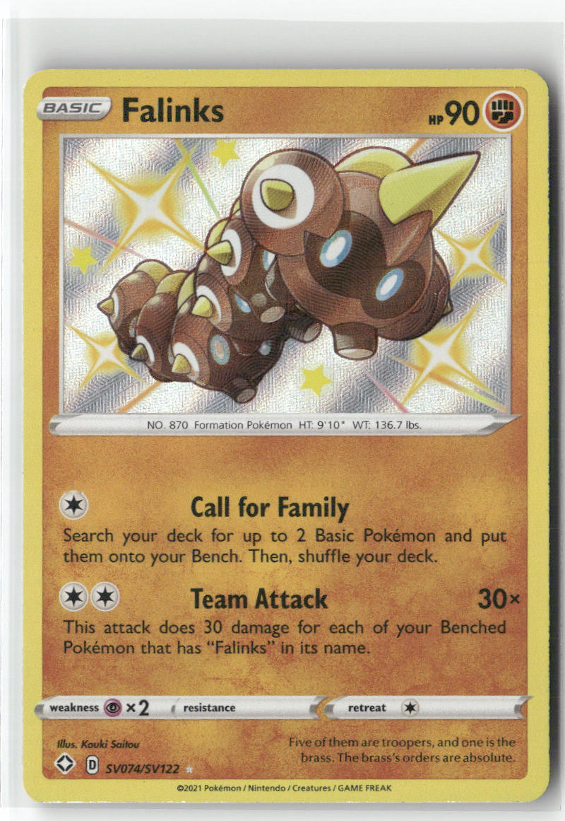 Falinks SV074/SV122 – Shining Fates: Shiny Vault Pokémon Card NM