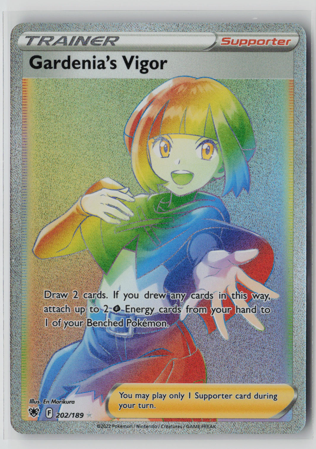 Gardenia's Vigor 202/189 – Astral Radiance Pokémon Card NM