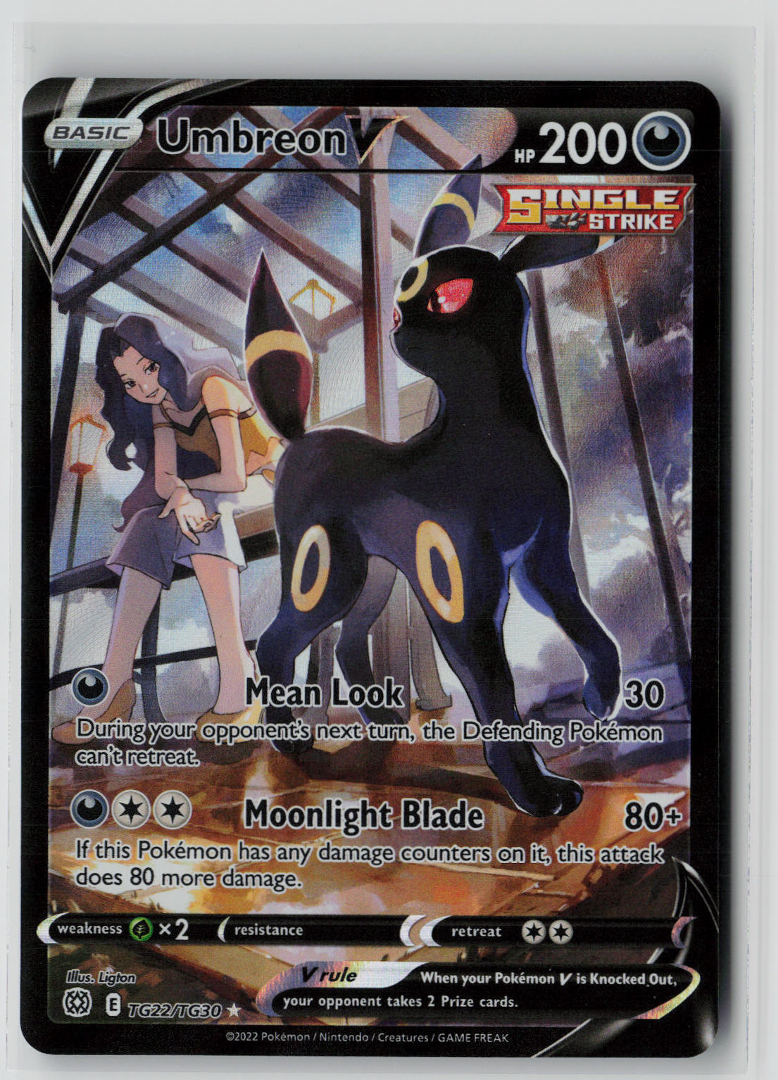 Umbreon V TG22/TG30 – Brilliant Stars Trainer Gallery Pokémon Card NM