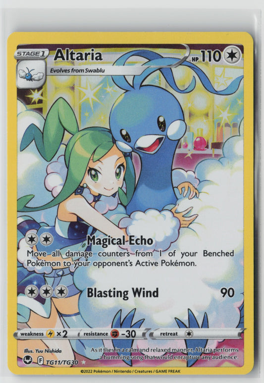 Altaria TG11/TG30 – SWSH12: Silver Tempest Trainer Gallery Pokémon Card NM