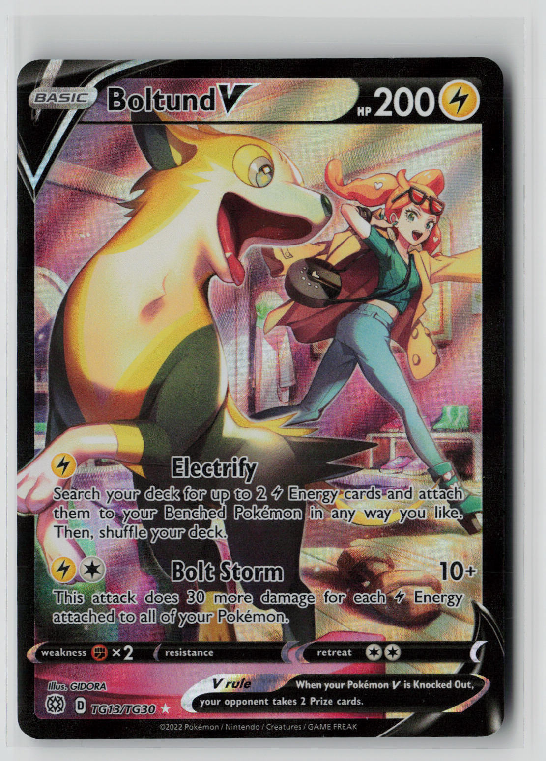 Boltund V TG13/TG30 – Brilliant Stars Trainer Gallery Pokémon Card NM