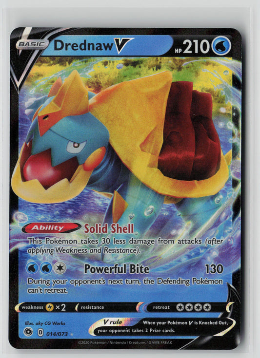 Drednaw V 14/73 – Champion's Path Pokémon Card NM